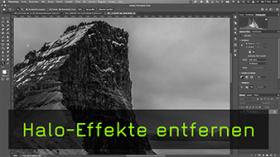 Halo-Effekte in Photoshop retuschieren