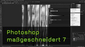 Die Bedienfeldoptionen in Photoshop-Panels