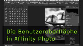 Benutzeroberfläche in Affinity Photo