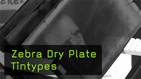 Analoge Fotografie auf Zebra Dry Plate Tintypes