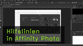 Affinity Photo: Hilfslinien anlegen