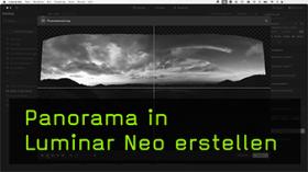 Der Filter Panoramaerstellung in Luminar Neo