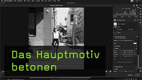Hauptmotiv in Photoshop vom Hintergrund abheben 