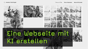 Eine eigene Portfolio-Website mit Claude bauen