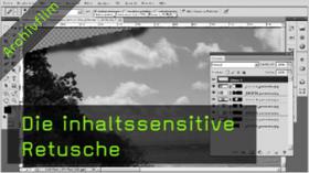 Inhalssensitive Retusche, Bereichsreparaturwerkzeug, Photoshop