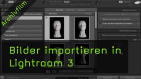 Lightroom 3, Importdialog, RAW, DNG