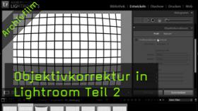 Lightroom 3, Objektivkorrektur, Vignettierung, Bildfehler