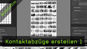 Kontaktabzüge, Lightroom