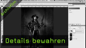 Warnfunktion im Histogramm für Tiefen und Lichter