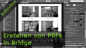 Erstellen von PDFs in Bridge