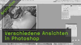 Vollbildmodus in Photoshop, Fensteransicht