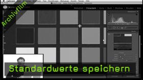 Lightroom Standardwerte