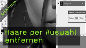 Calvin Hollywood Photoshop Haare entfernen