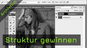 Calvin Hollywood Photoshop Strukturen, Kanalmixer Photoshop