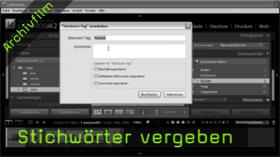 Stichwörter Metadaten Lightroom