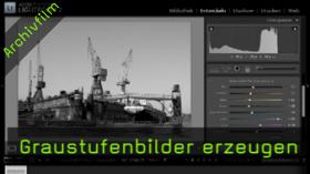 Lightroom Tutorial, Graustufenumwandlung