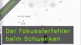 Fokussierfehler, Schärfentiefe, Messfelder