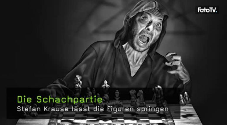 Schachpartie mit Lichtschranke fotografieren