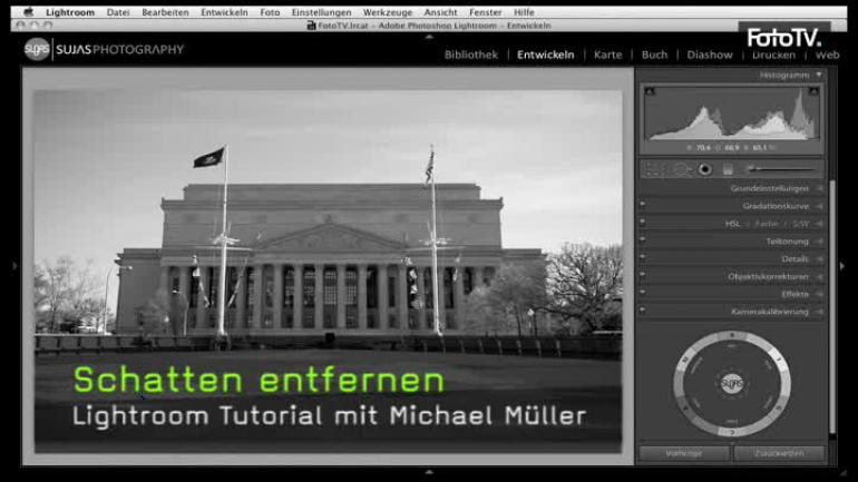 Schatten Mit Dem Verlaufsfilter In Lightroom Entfernen