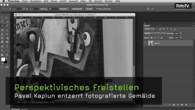 Video Pavel Kaplan Zeigt Perspektivisches Freistellen In Photoshop Cs 6