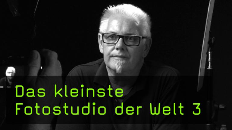 Portraitaufnahme mit Gegenlicht im Mini-Heimstudio