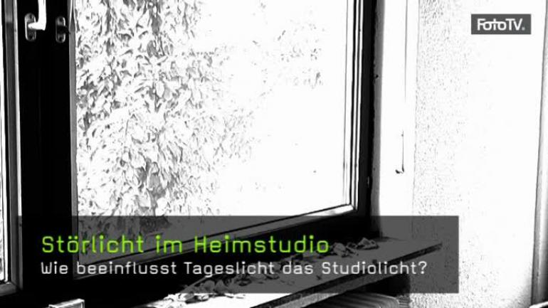 Störlicht Heimstudio Eigenbau Tageslicht