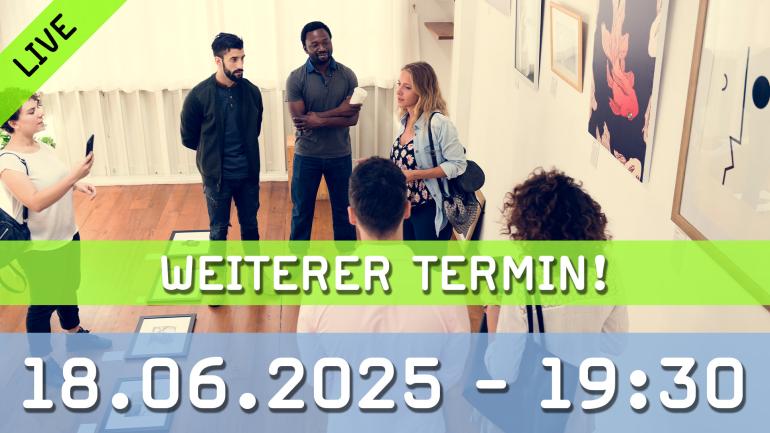 Eine Live-Bildbesprechung mit euren Bildern im Juni
