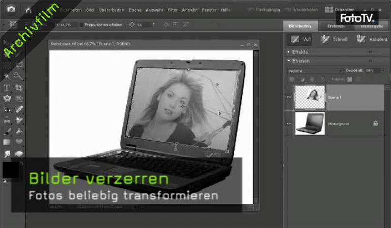 Video Photoshop Elements Fotos In Jede Richtung Bringen