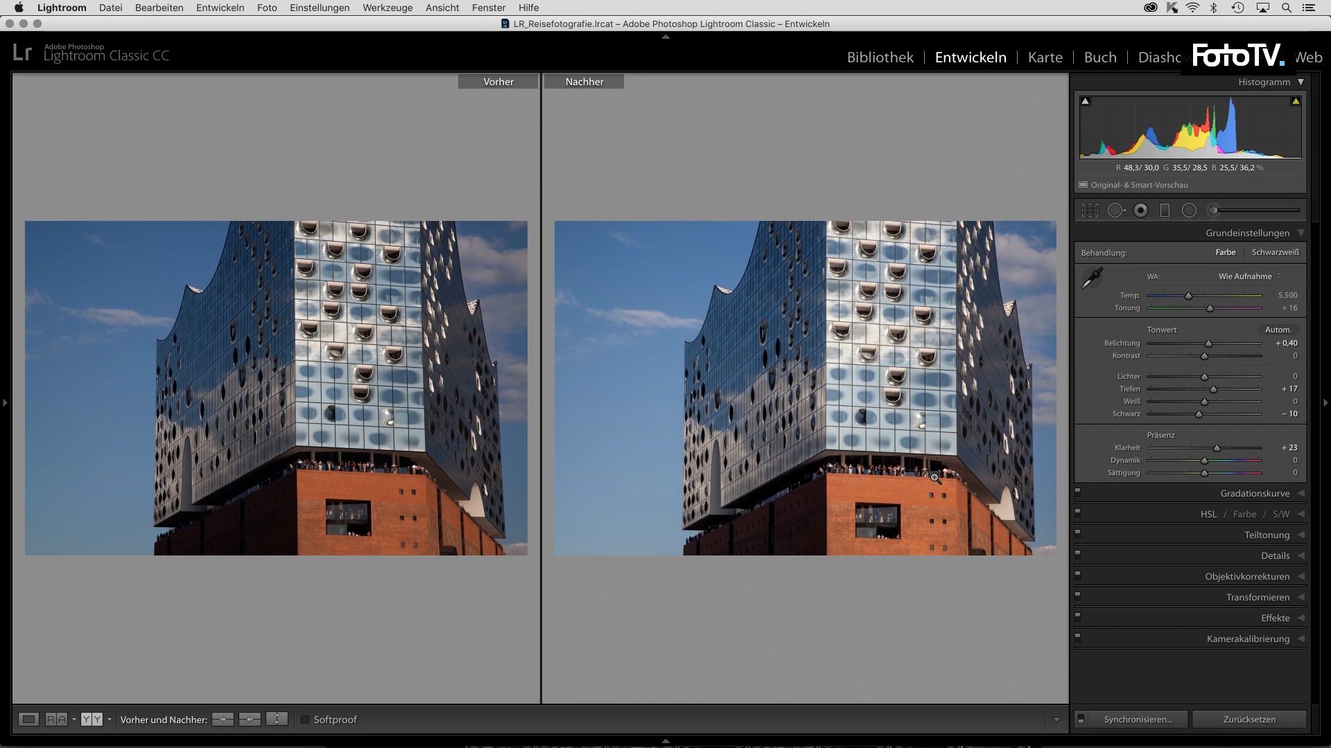 Bildbearbeitung in Lightroom